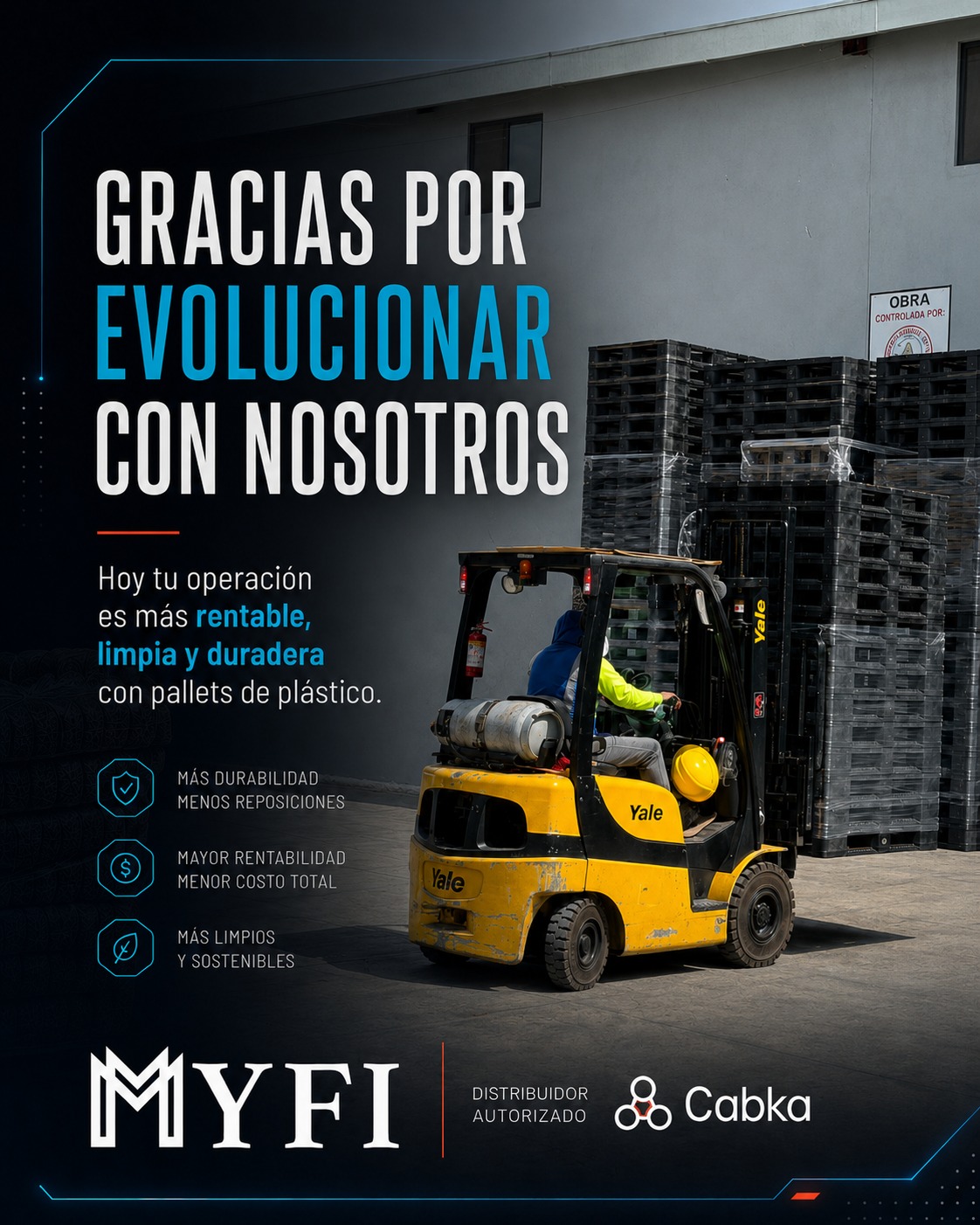 Evolucionar con tarimas plásticas